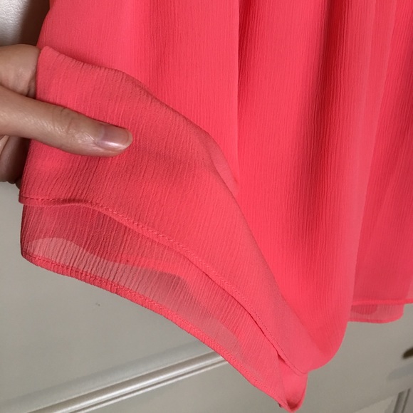 EUC Candie’s hot coral pink mini sundress ☀️ - Picture 4 of 4